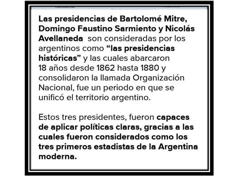 Solution Presidencias Historicas De La Republica Argentina Studypool