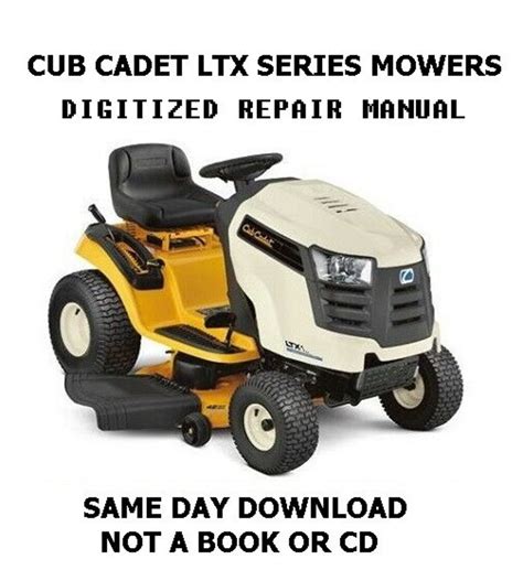 Cub Cadet Owners Manual Ltx 1050