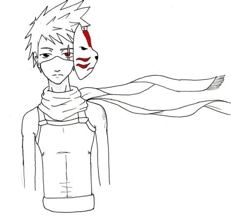 Anbu Kakashi Lineart By Moodiful819 On Deviantart