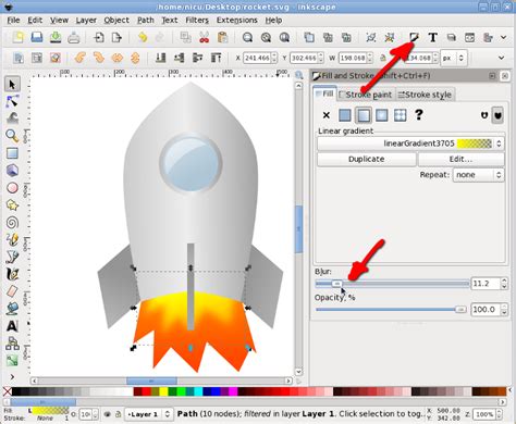 Nicus How To Drawing A Rocket With Inkscape Is Not Rocket Science