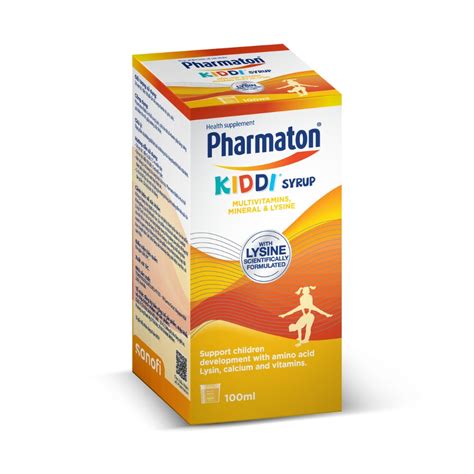 Thực phẩm bảo vệ sức khỏe Pharmaton Kiddi Syrup - Chai 100ml