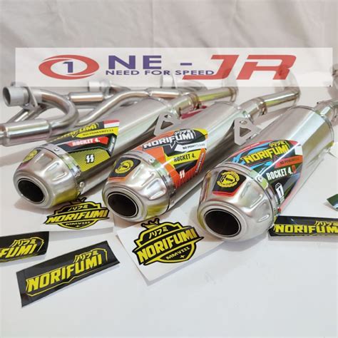 Jual Knalpot Racing NORIFUMI Rocket 4 Crf 150l Klx 150 Bf Dtracker