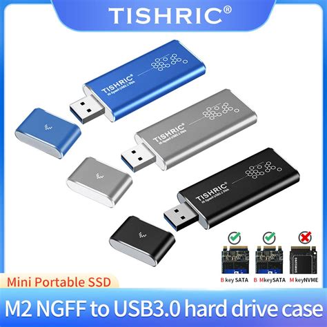 Чехол TISHRIC SSD M.2 NGFF в USB 3,0, адаптер-конвертер, внешний чехол ...
