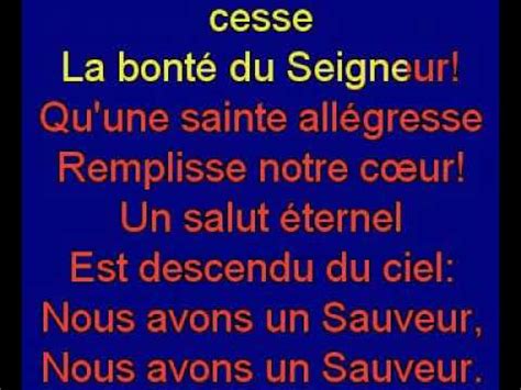 Chanton La Bonte Du Seigneur Youtube