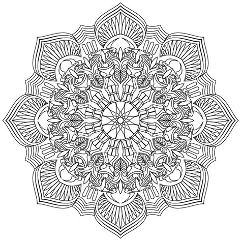 Mandala Coloring Book No9 Mandala Madness Adult Coloring Ornate