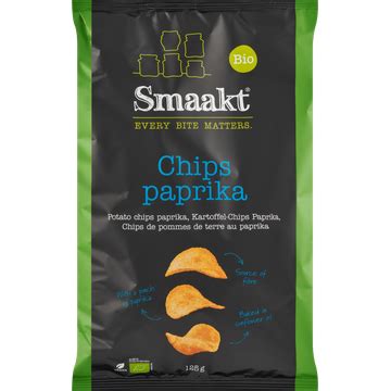 Smaakt Chips Bio Potato Paprika 125g Bestellen Jumbo