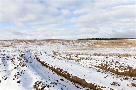 Winter season, field 9672288 Stock Photo at Vecteezy