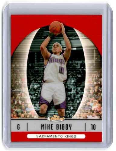 2006 07 Topps Finest Refractor Mike Bibby Sacramento Kings 29 EBay