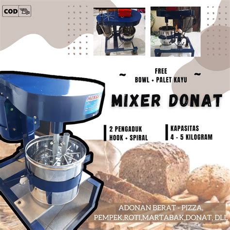 Jual Mesin Mixer Tepung Mixer Roti Ukuran Kg Rakitan Mixer Roti Dan