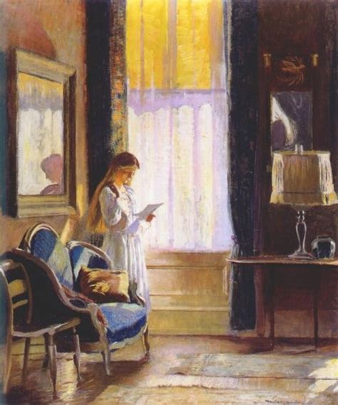 Daniel Garber 1880 1958 American I Am A Child