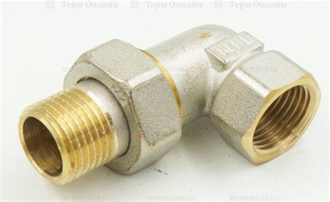 Американка угловая 1F x 1M (ник.) купить по низкой цене с доставкой в ...