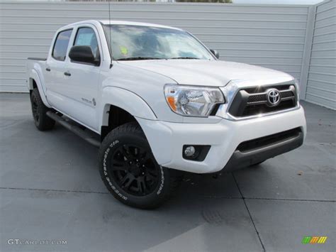 2015 Super White Toyota Tacoma V6 Prerunner Double Cab 100381813 Photo