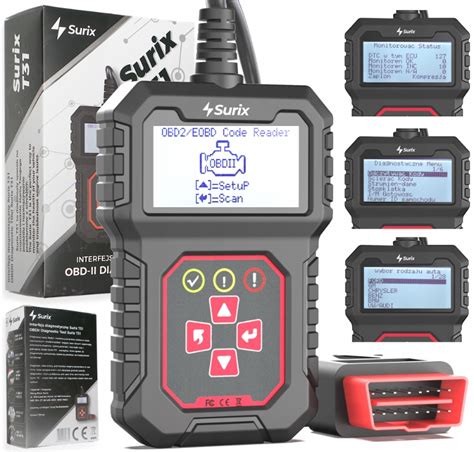 Interfejs Diagnostyczny Tester Obd J Polski Skaner Komputer Miernik Elm327 Obdii Za 7524 Zł Z