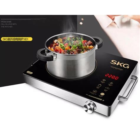 Stock Clearance Skg 1601 Portable Cooktop Induction Stove 2200w Induction Cooker Smart Touch