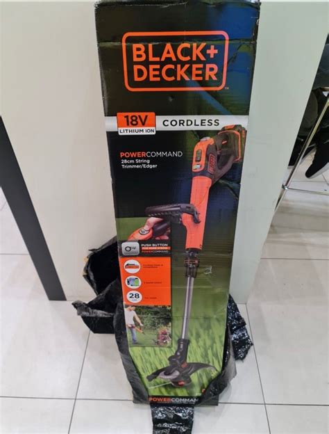 Black Decker Grass Trimmer Edger Furniture Home Living