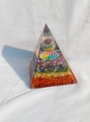 Multicolor Seven Chakra Orgone Pyramid For Healing At Rs 399 Piece In