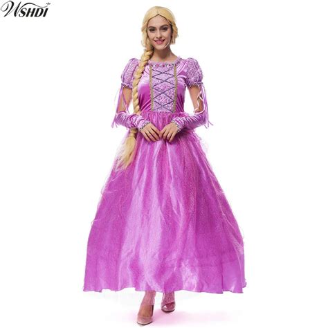 M Xl High Quality Adult Renaissance Rapunzel Princess Costume For Women