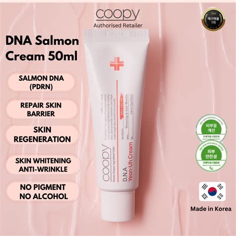 New Coopy Salmon Dna Pdrn Cream Ml Korea Clinic Shopee Singapore