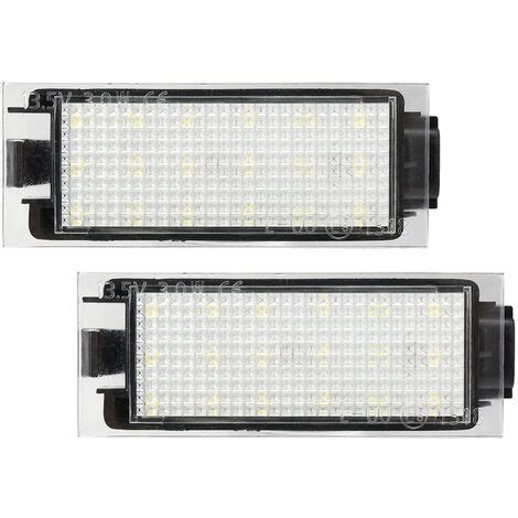 X Smd Led Number License Plate Lights For Renault Megane Mk Mk