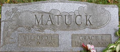 Wilford E Matuck 1916 1985 Mémorial Find a Grave