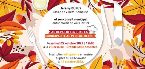 Repas Des Seniors Commune De Villers Semeuse