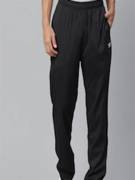 Buy Reebok Men Black Solid Regular Fit Speedwick Track Pants Track Pants For Men 13577994 Myntra