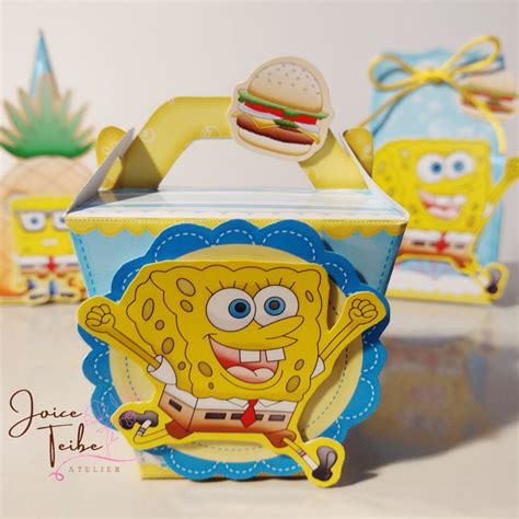 Kit 20 Caixas Bob Esponja Elo7 Produtos Especiais