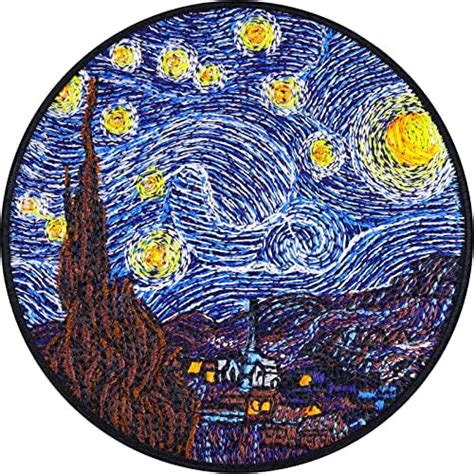 Amazon Van Gogh Patch Starry Night Picture Embroidery To Sew On