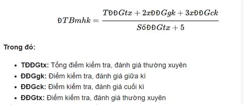 Cách Tính Điểm Trung Bình Môn Trong Excel Tự Động Hóa Quy Trình