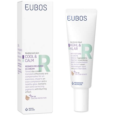 Eubos Cool And Calm Redness Relieving Cc Day Cream Spf50 30ml Pharm24gr