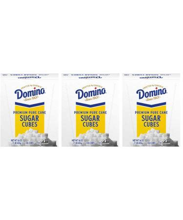 Domino Premium Pure Cane Sugar Cubes, 3 LB E-commerce Pack (1 LB Box ...