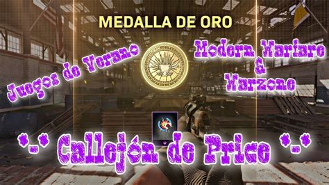 Oro En Juegos De Verano CallejÓn De Price 🏅 Modern Warfare Warzone 2020 Youtube