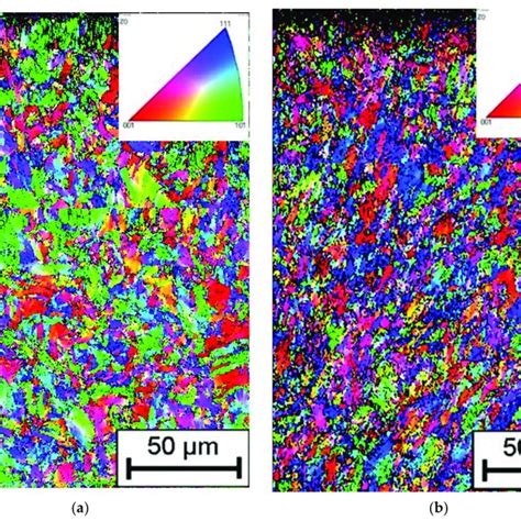 EBSD Maps Of Misorientations Of The Central Sections Of Ruptured