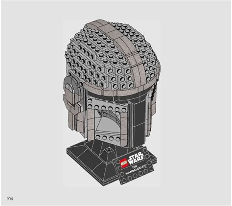 View Lego Instruction The Mandalorian Helmet Lego Instructions