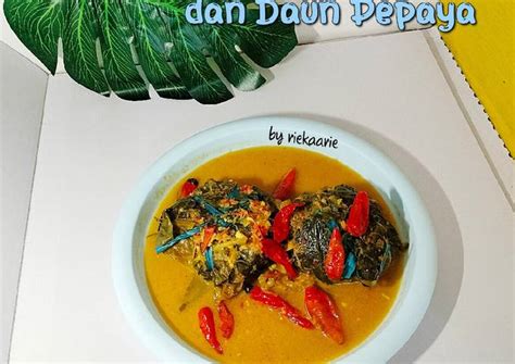 Resep Buntil Daun Singkong Dan Daun Pepaya Oleh Riekaarie Cookpad