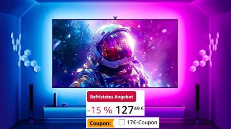 Dank Rabatt und zeitlich befristetem Coupon Ambilight zum Nachrüsten