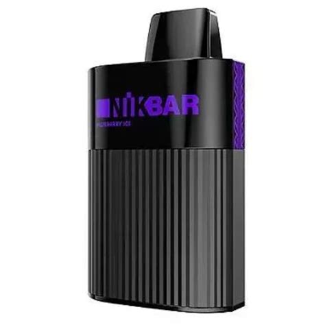 Pod Descartável Blueberry Ice 5000Puffs NikBar Cigarro Eletrônico