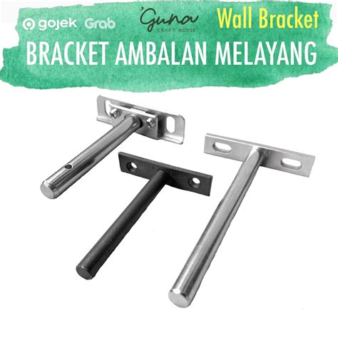 Jual Bracket Ambalan Melayang Floating Shelf Mounting Penyangga Rak