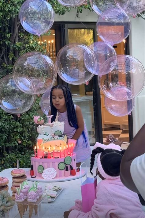 Kim And Khloé Kardashian Attend Niece Dreams 7th Birthday Party Pics