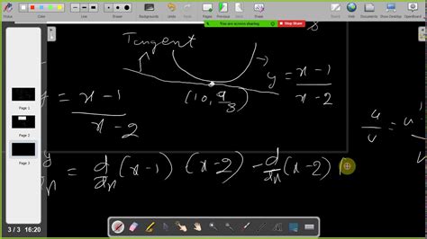 Xii Application Of Derivative Part Equation Of Tangent And Normal