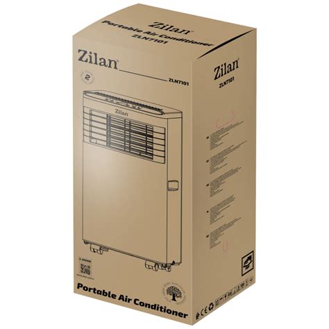 Zilan Prijenosni klima uređaj 3u1 9000 Btu 2 6 kW ZLN7101