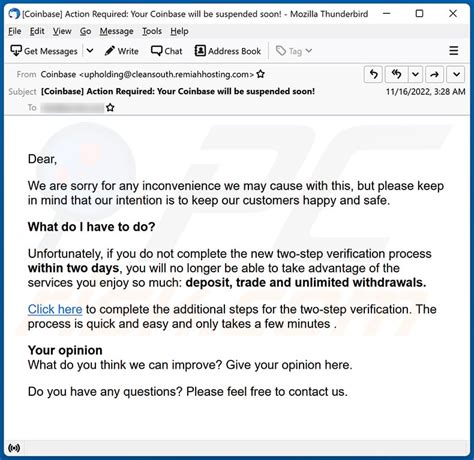 Coinbase Email Scam Removal And Recovery Steps Updated