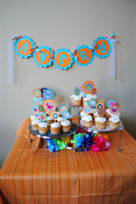 beach themed birthday party.