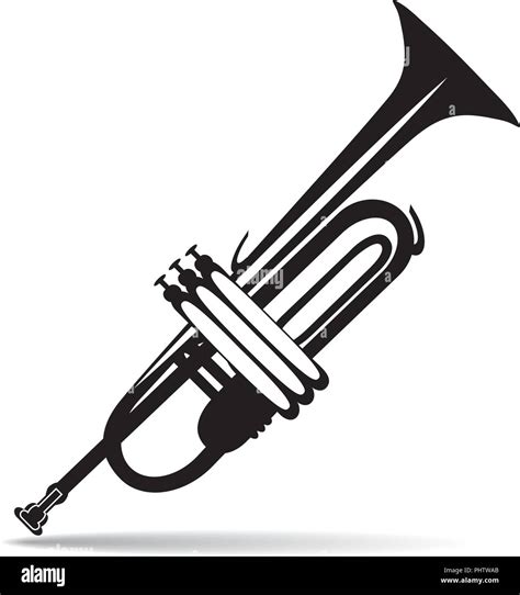 Black Trumpet Instrument