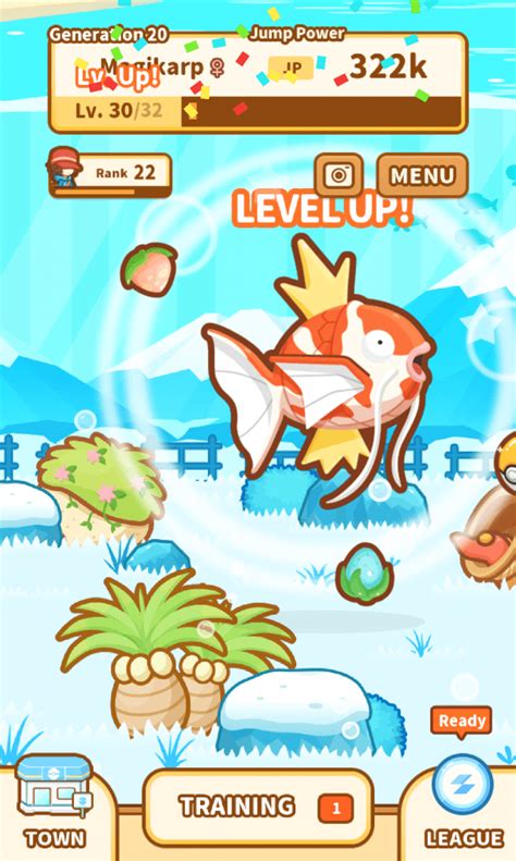 My generation 20 Magikarp now reached level 30! - Moisés Cardona