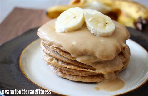 Peanut Butter Banana Protein Pancakes - Peanut Butter and Fitness