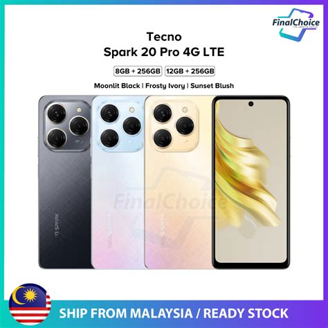 New Tecno Spark Pro G Lte Kj Gb Gb Original Tecno Malaysia