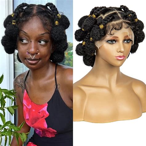 Amazon Sedittyhair Bantu Braided Wigs For Black Women Transparent