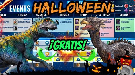 ¡phorurex Y Scorpius Rex Gen 3 Para Todos Halloween En Jurassic World Alive Actualización 2