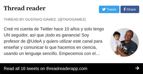 Thread By Tavogamez Cre Mi Cuenta De Twitter Hace A Os Y Solo